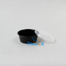 250ML Black Base Round Container